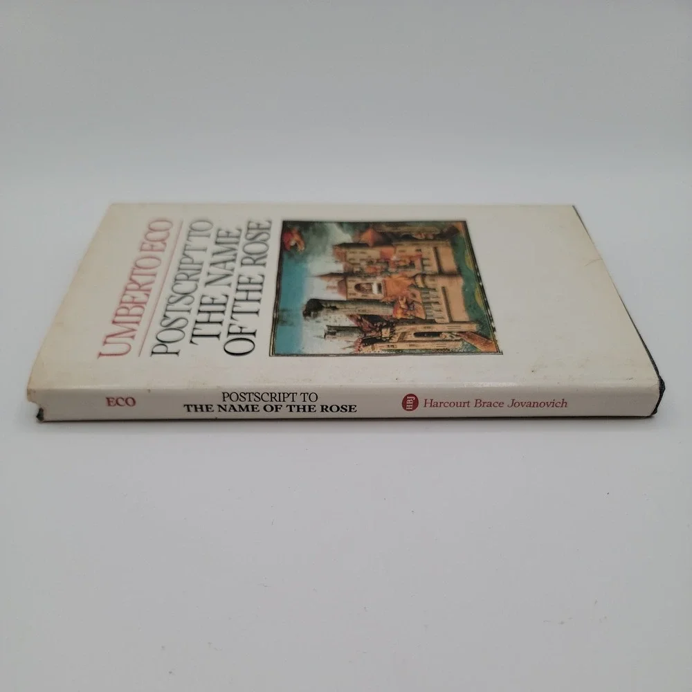 Umberto Eco Postscript to The Name of the Rose Hardcover First Edition 1984 Good